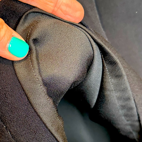 Kate Spade Black Flutter Sleeve Elastic Waist Dress size 8 - Picture 8 of 10